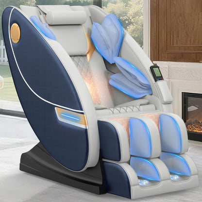 Gegcucey Massagesessel Ganzkörper 14 Massagepunkte 8 Airbags Lenden und Beinheizung Bluetooth Fußrollenmassage Elektrischer Relaxsessel Homeoffice Massage Chair